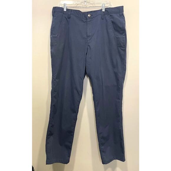 Carhartt 74533-33 Men's Navy Bicomponent Lightweight Work Pants Sz 36/32 - Picture 1 of 7